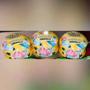 Mini Verse Make It Mini Animals Surprise Balls bundle x3